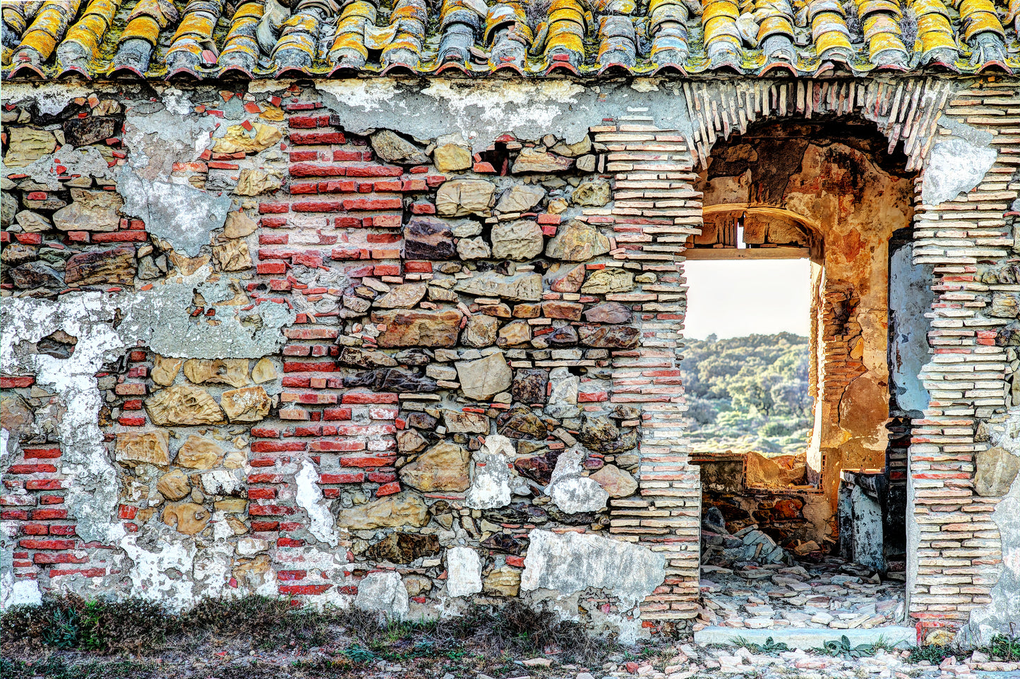 Casa abandonada, fachada